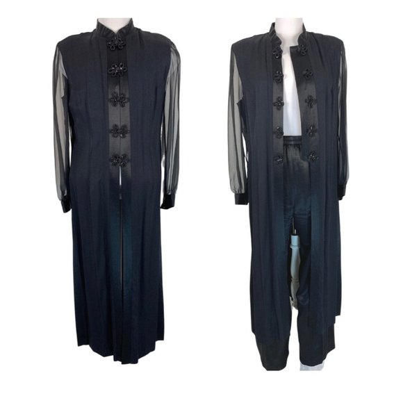 Dresses & Skirts - Vintage‎ R&M Richards by Karen Kwong 80's Tunic Dress/Silky Pants Size 16